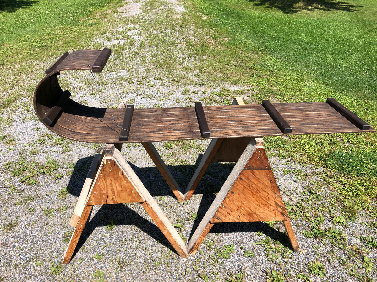 Stained Classic Toboggan with No Rope - GARAGE SALE 2023