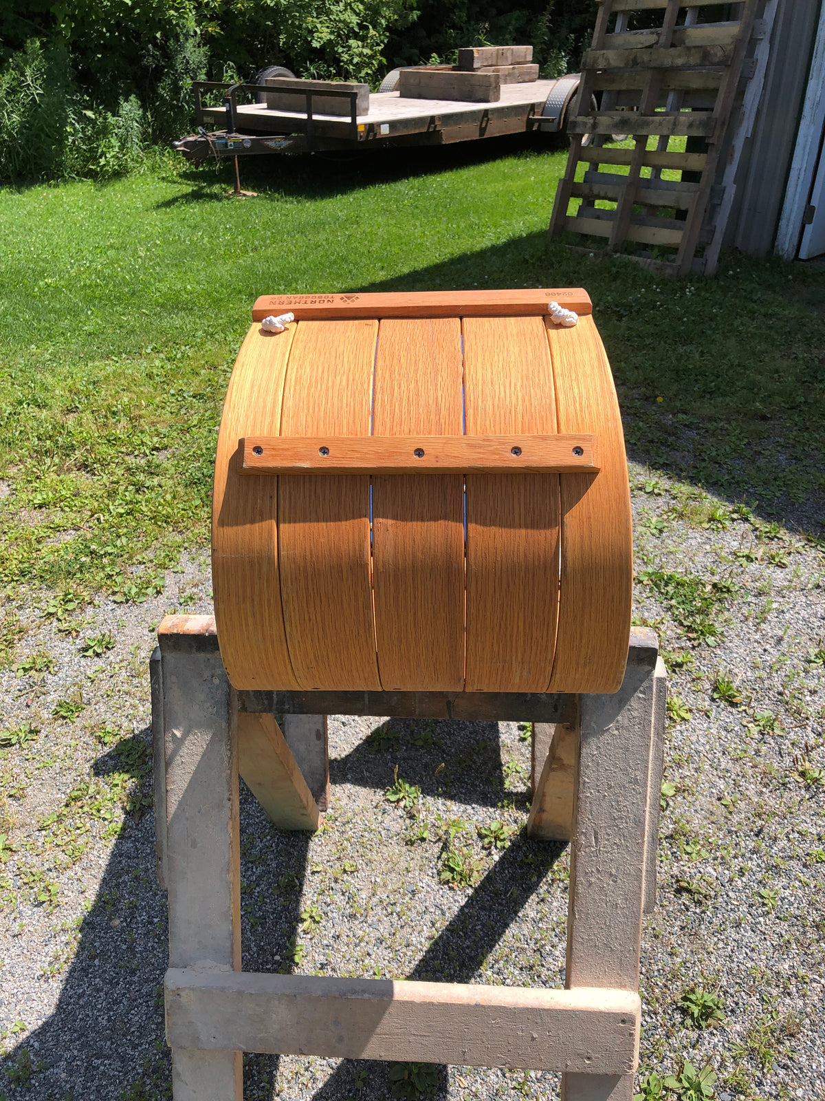 Used Small Classic Toboggan with Small Crack - GARAGE SALE 2023