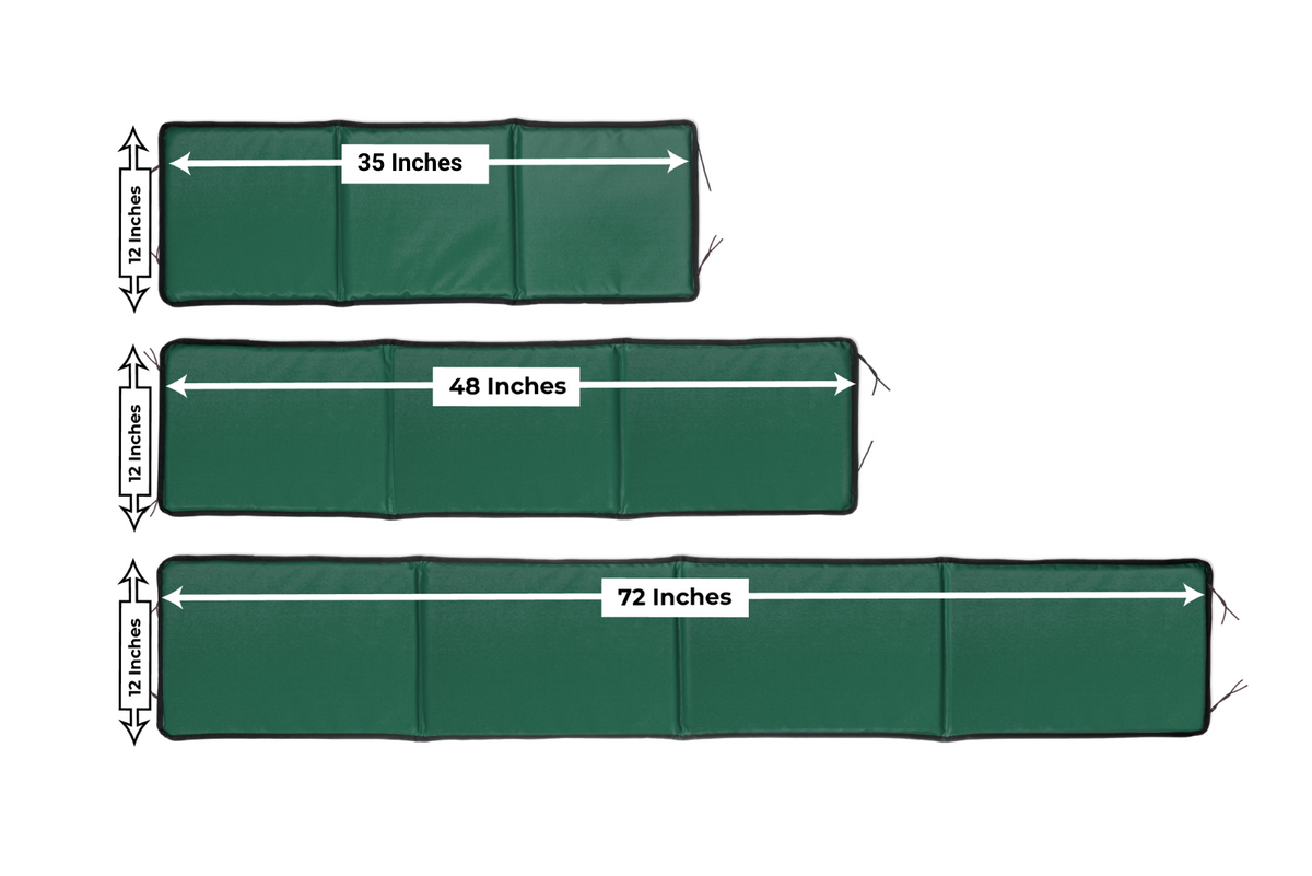 Handmade Toboggan Cushion - Premium Green