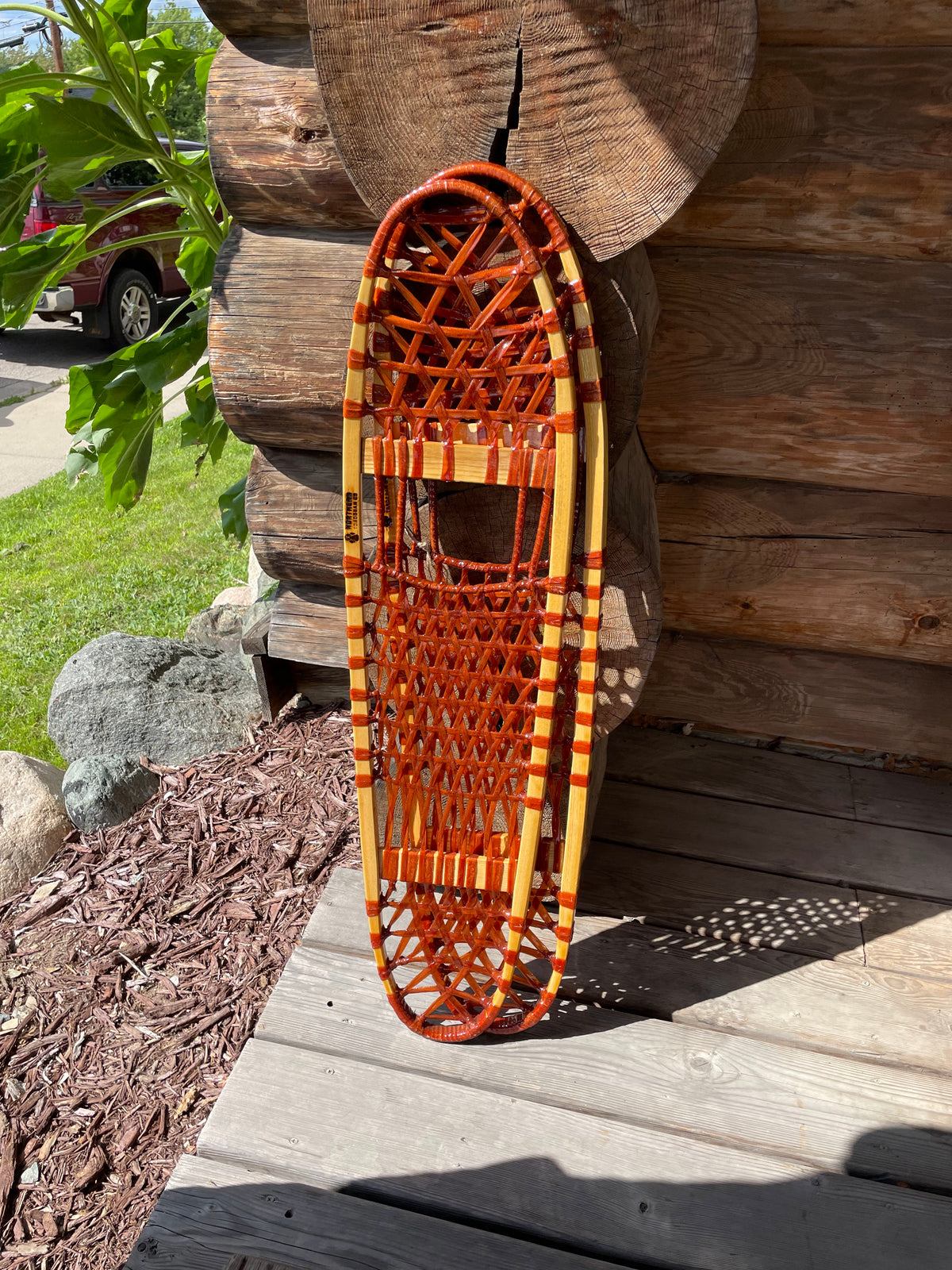 Green Mountain Snowshoes with Brown Lacing - GARAGE SALE 2023