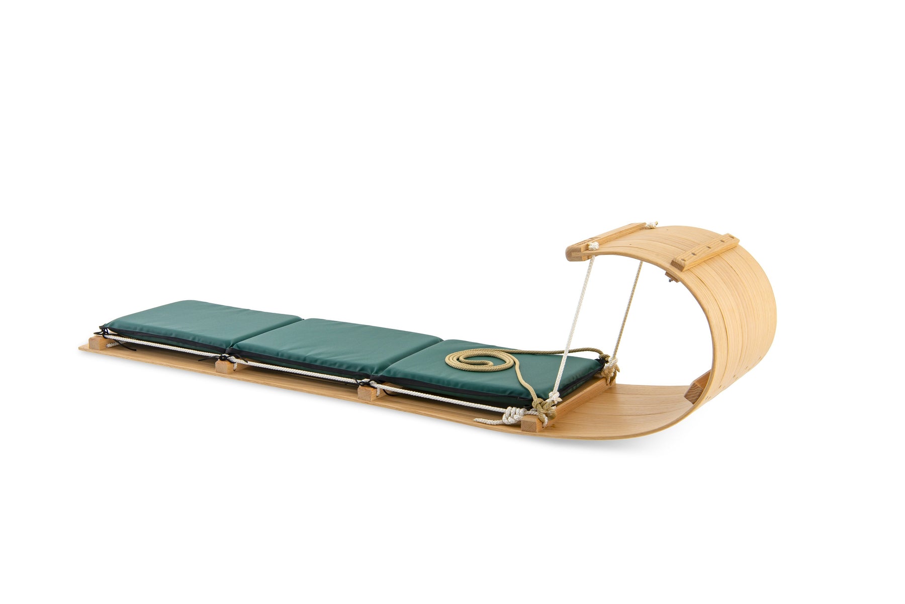 Handmade Toboggan Cushion - Premium Green