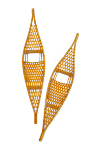 DIY wooden ojibwe snowshoes
