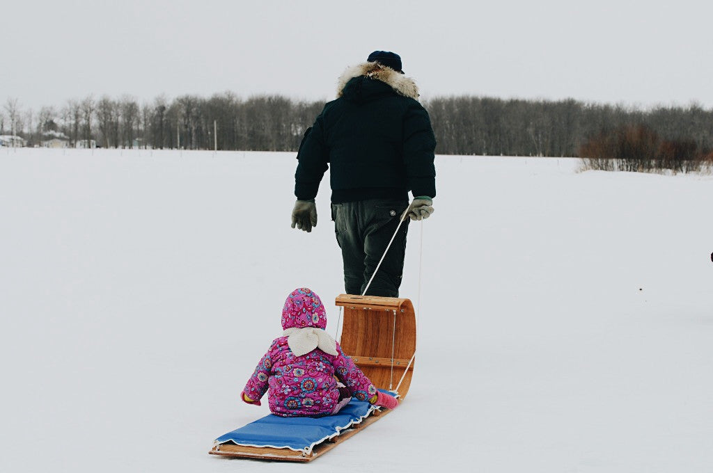 WEARING IN THE NEW TOBOGGAN