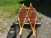 Medium Ojibwa Snowshoes with Brown Laces - GARAGE SALE 2023