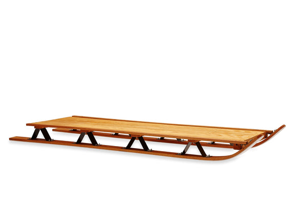 wooden snowmobile freight sled