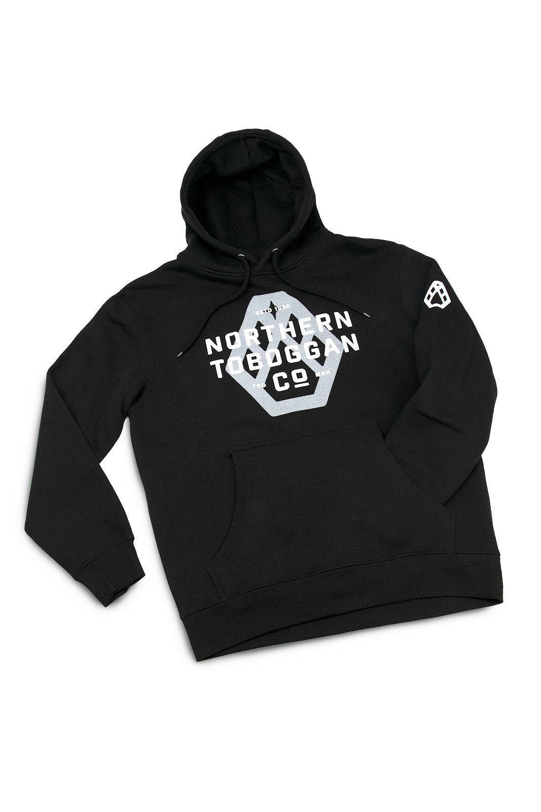 Toboggan Hoodie - Black w/ Classic Logo